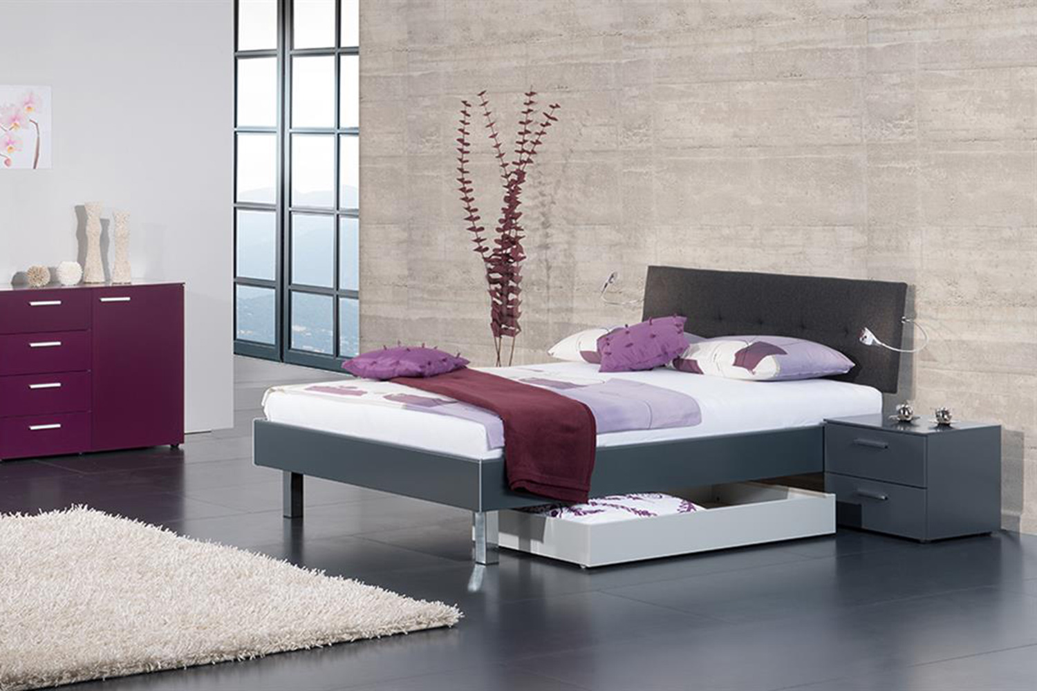 Schlafzimmer Bett Livorno plus