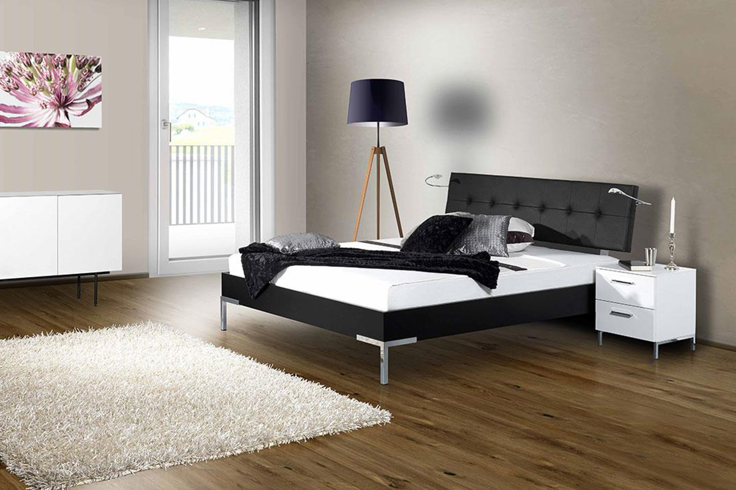 Schlafzimmer Bett Genua