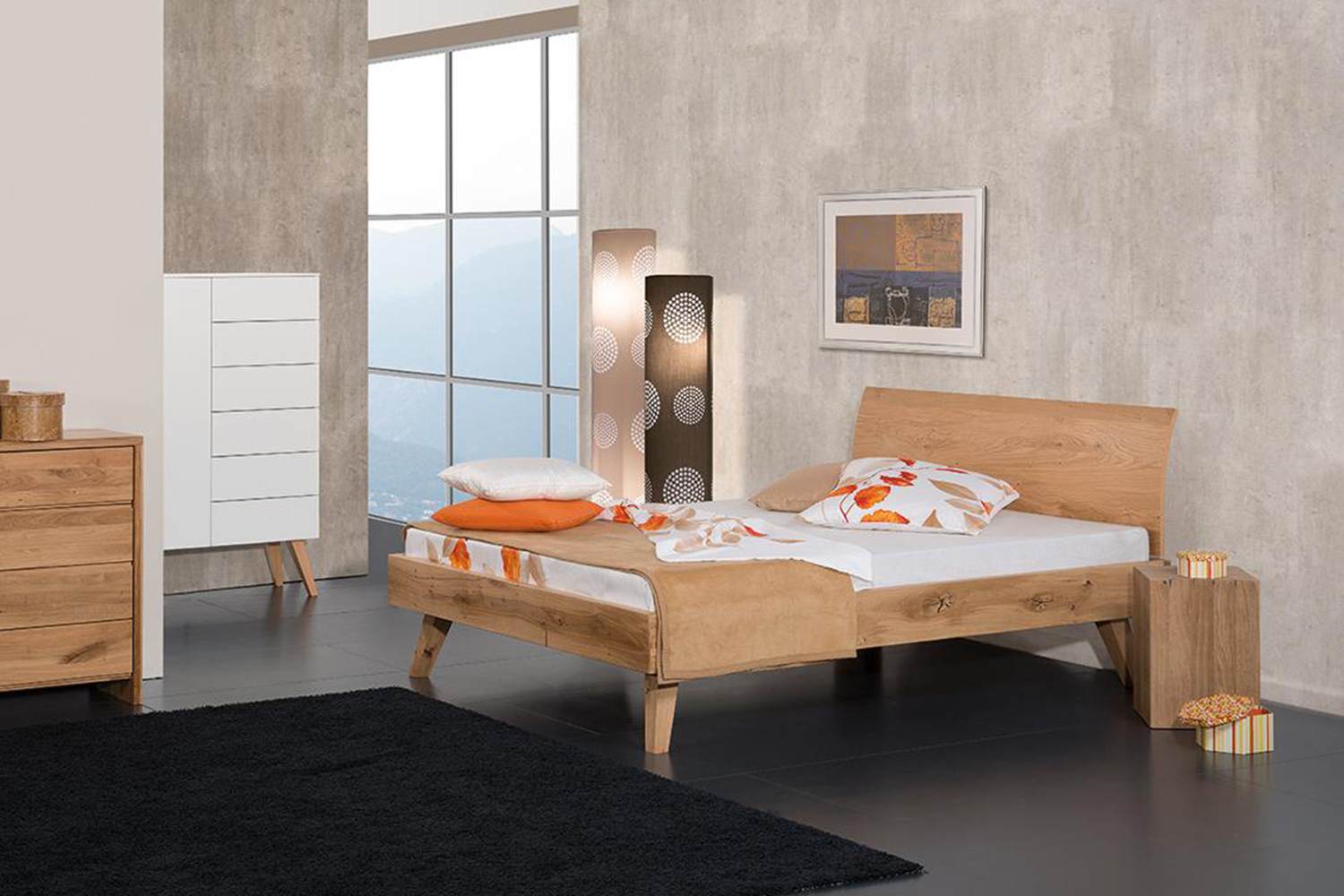 Schlafzimmer Bett Natura