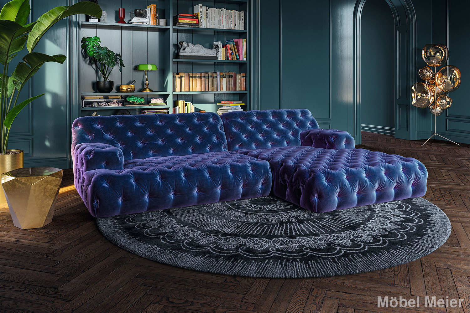 Sofa Bretz Cocoa Island