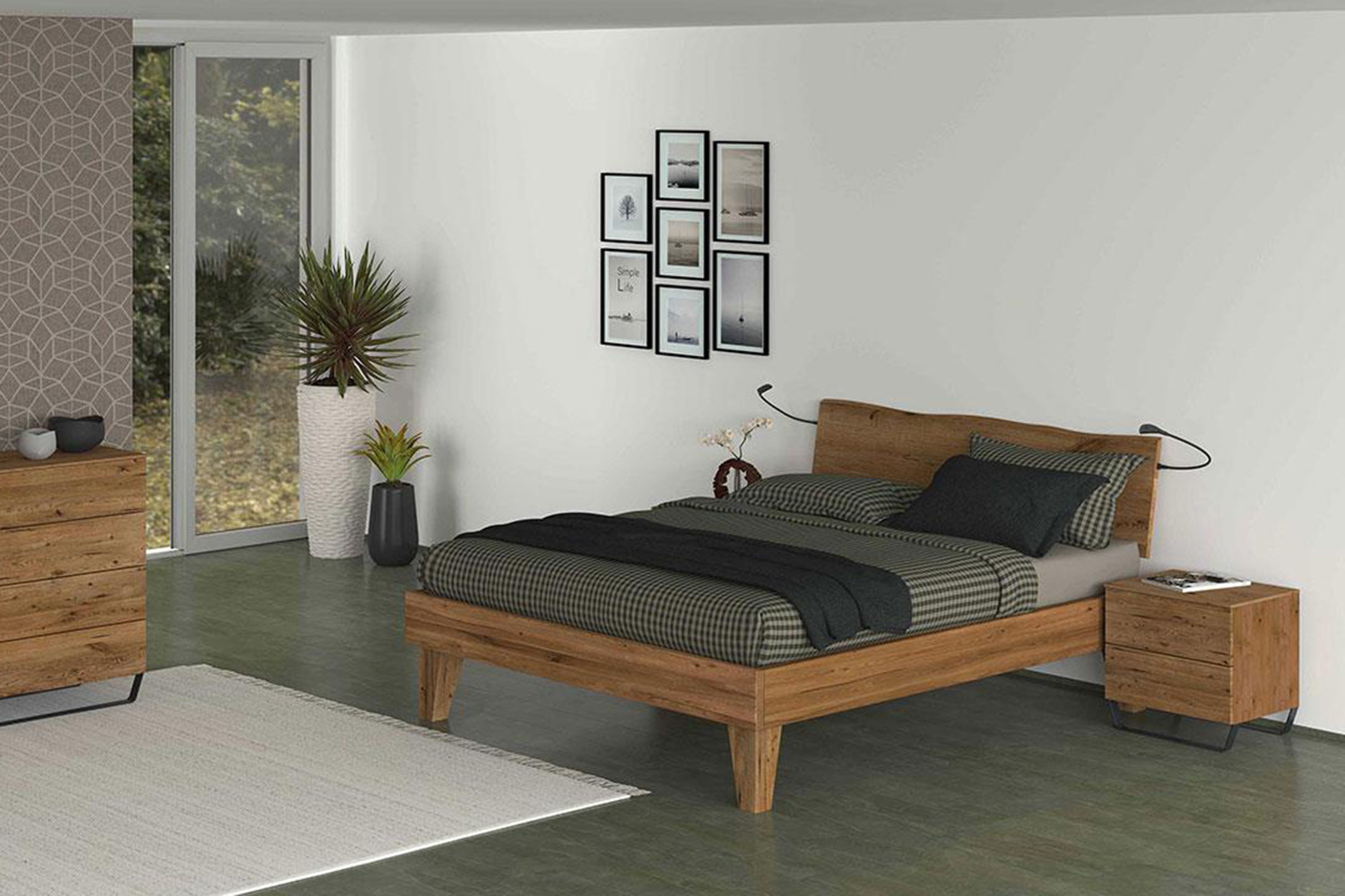 Schlafzimmer Bett Ribero
