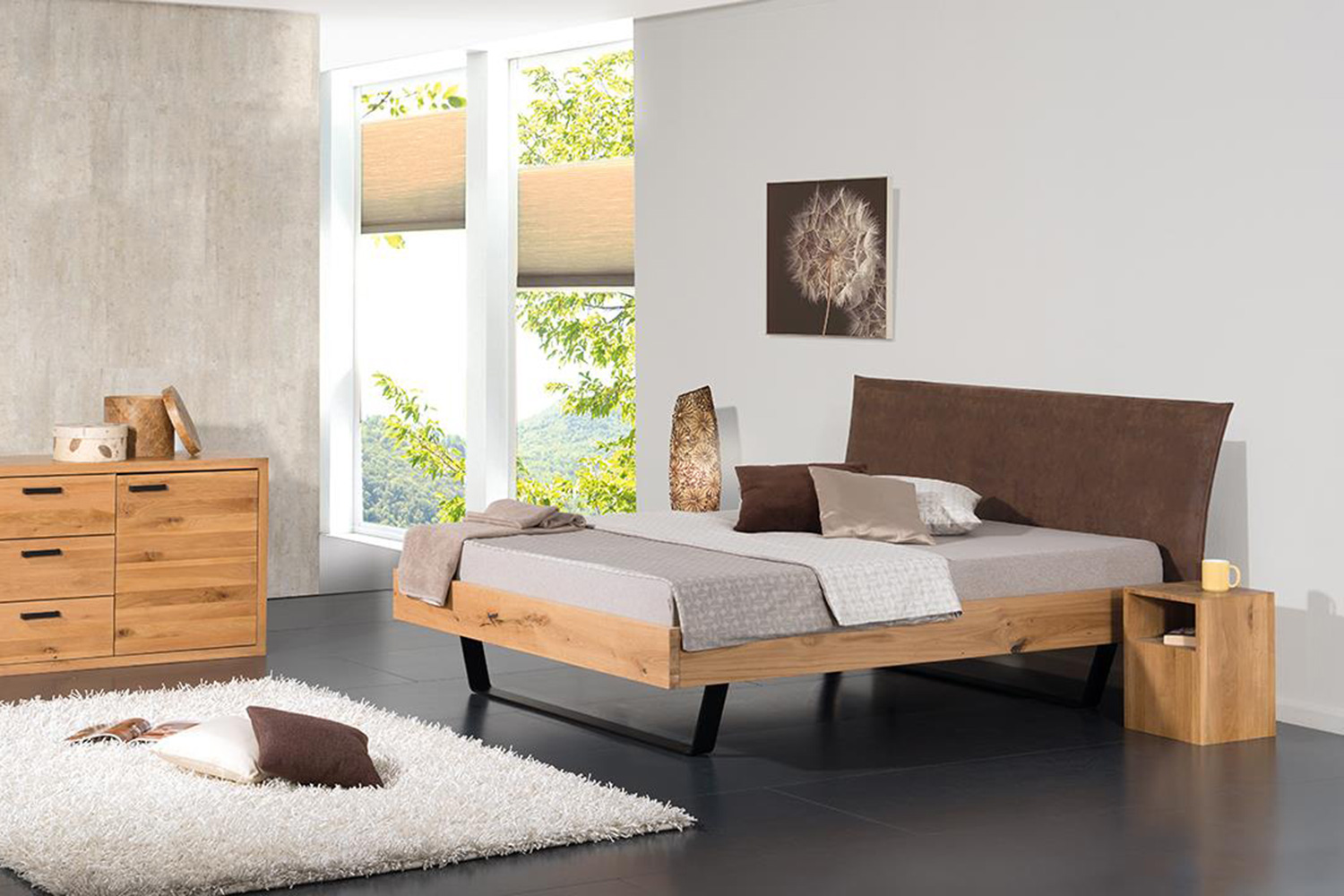Schlafzimmer Bett Natura