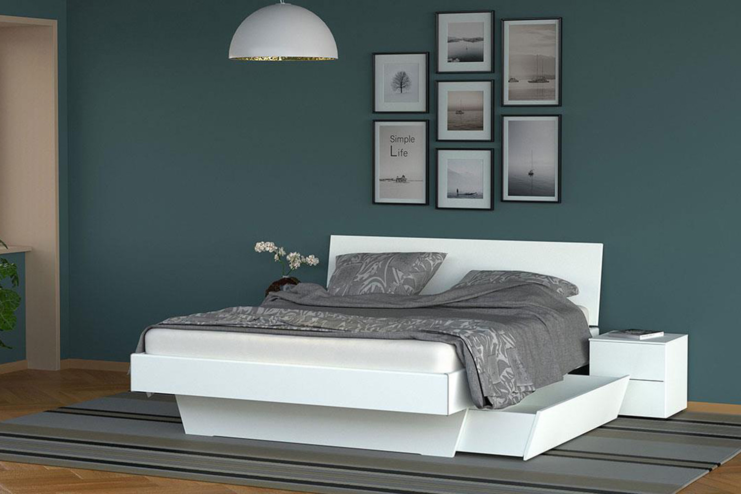 Schlafzimmer Bett Livorno plus