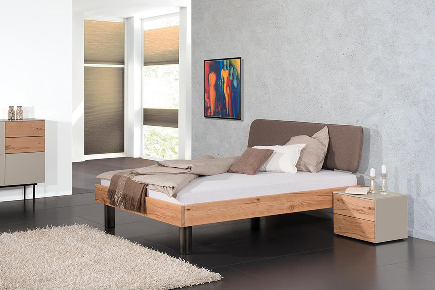 Schlafzimmer Bett Pisa