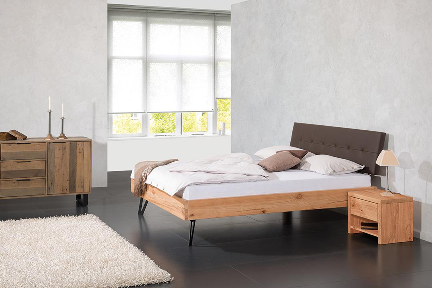 Schlafzimmer Bett Pisa
