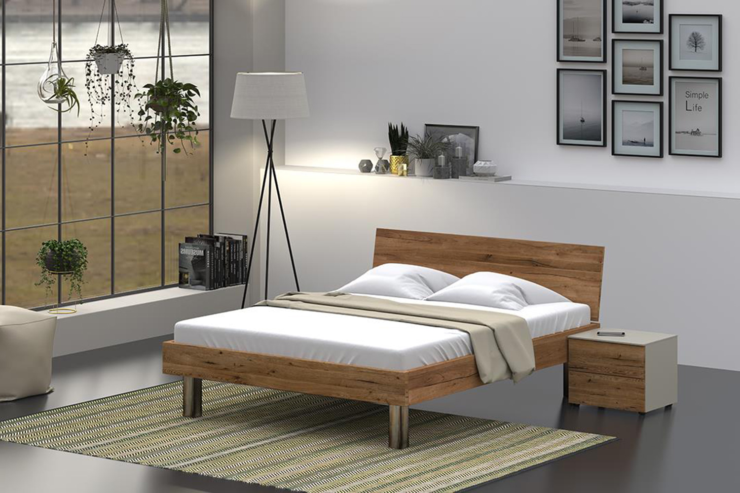 Schlafzimmer Bett Ribero