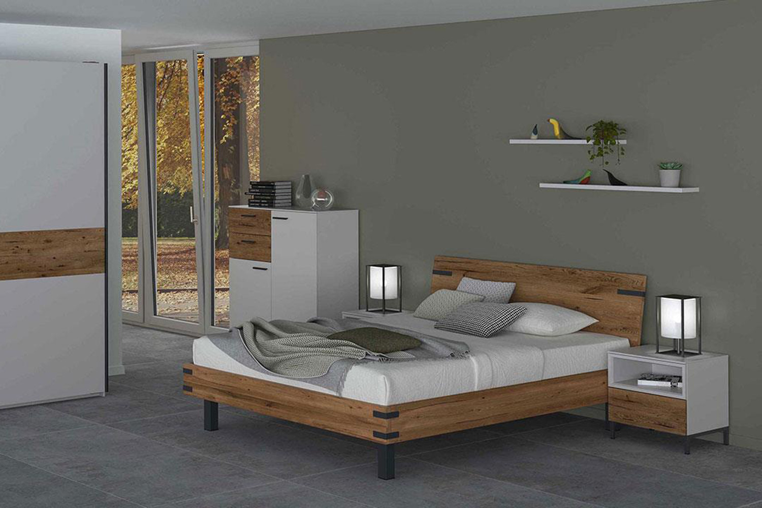 Schlafzimmer Bett Ribero