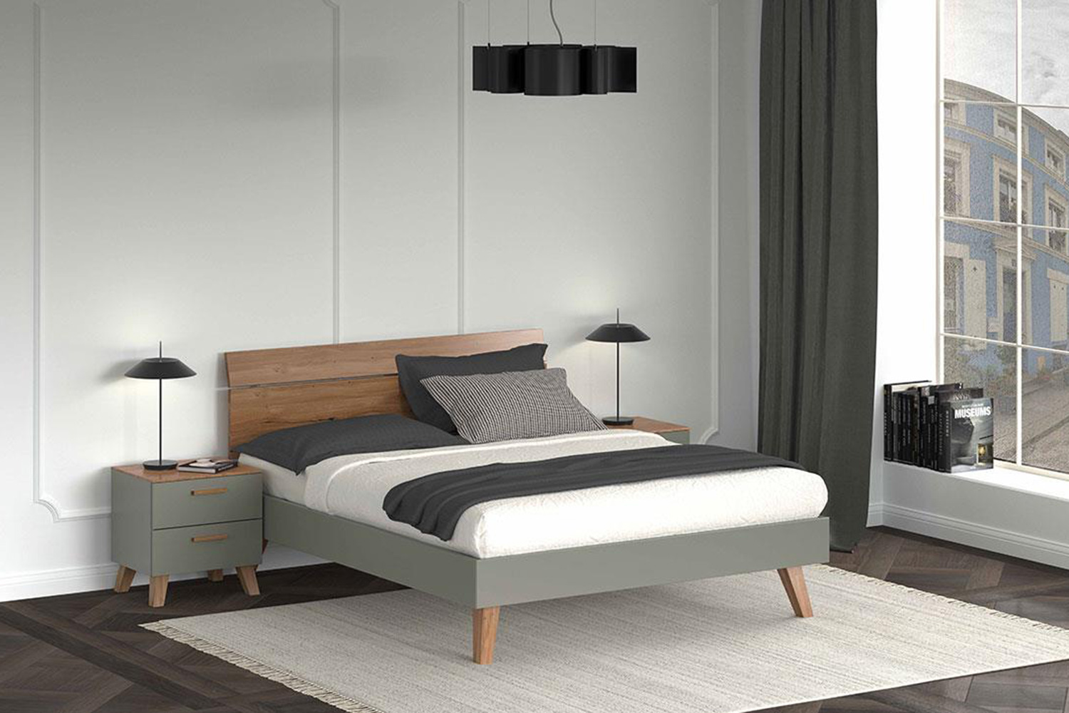 Schlafzimmer Bett Genua